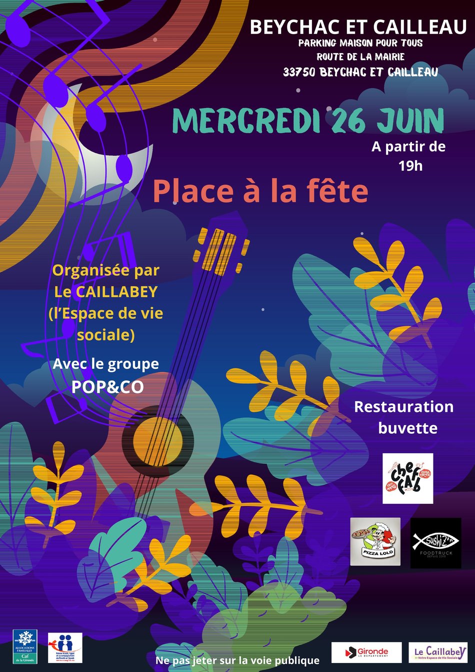 Place à la fête