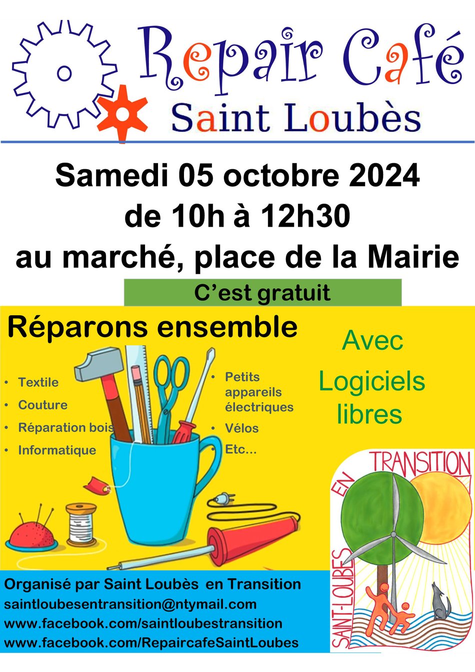 REPAIR CAFE : Association Saint-Loubès en Transition