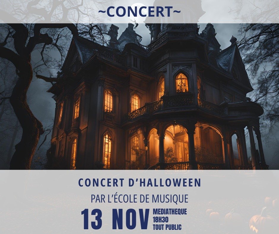 Concert d'Halloween par l'école de musique