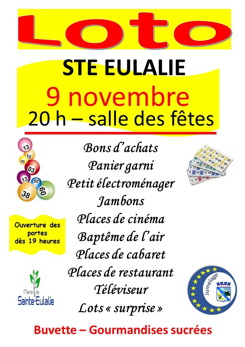 LOTO COMITE DE JUMELAGE 9 NOVEMBRE