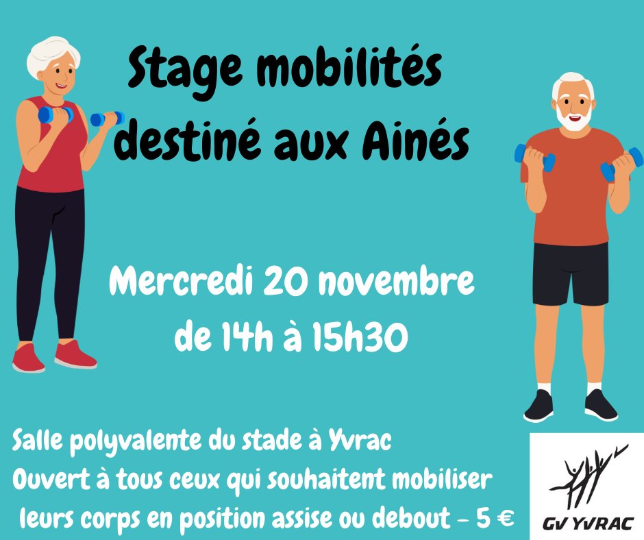 Stage mobilités destiné aux ainés