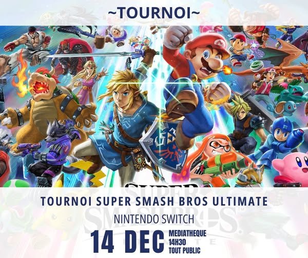 Tournoi "Super Smash Bros Ultimate" sur Nintendo Switch