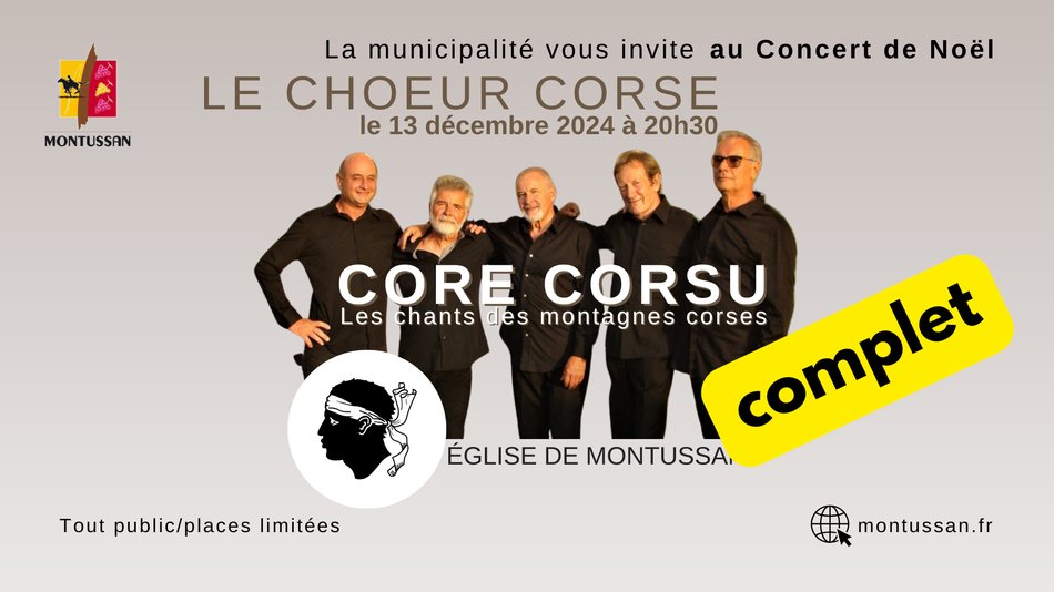 Concert de Noël "CORE CORSU"