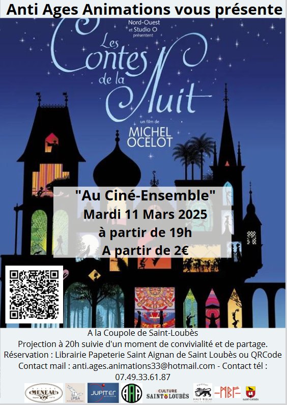 Au Ciné-Ensemble : “Les contes de la nuit”