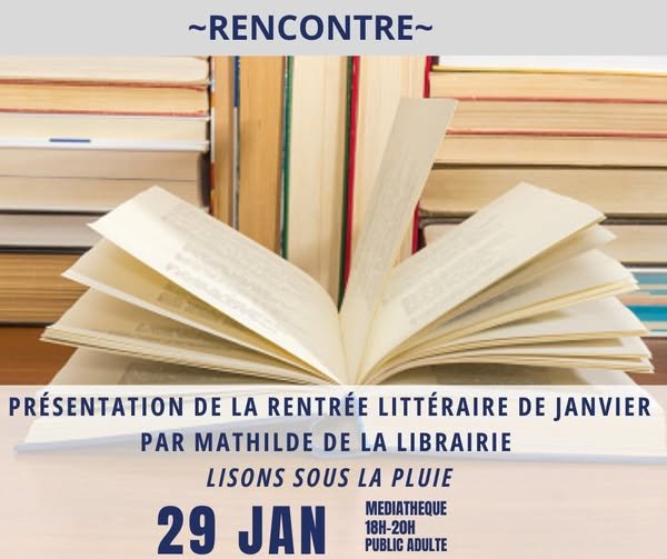 Présentation de la rentrée littéraire de janvier