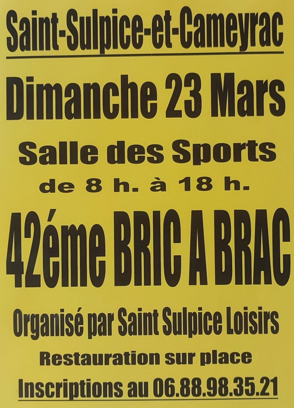 42ème Bric à Brac